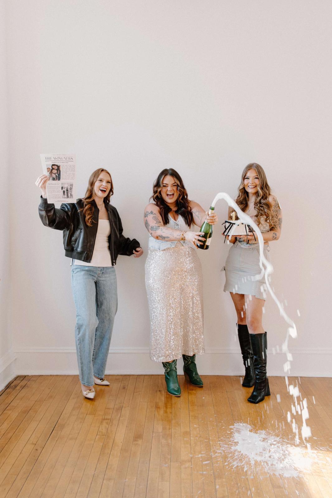 Parella Beauty team of hair stylists, estheticians, and more celebrating