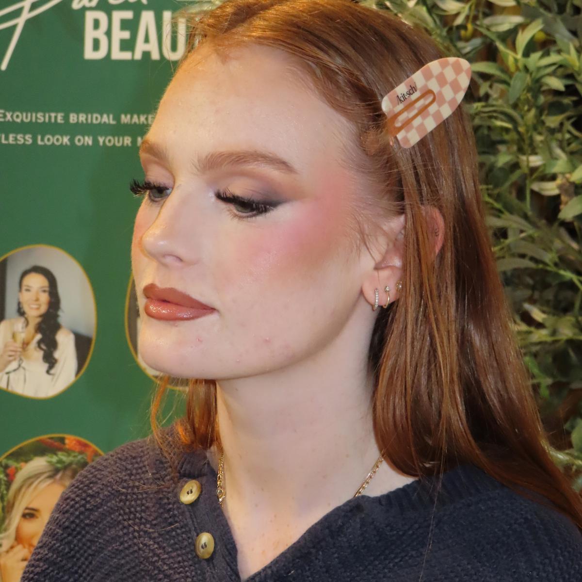 Make-up look on model done by Parella make-up artist